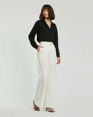 Blouses And Tops | Women Mac Duggal The Bentley Long Sleeve Button Up Georgette Blouse - FINAL SALE Black