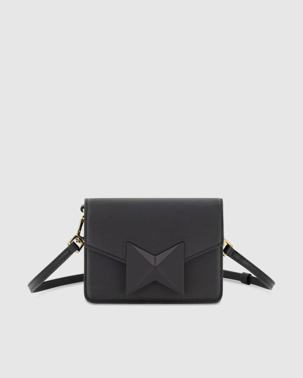 Crossbody Bags | Women Mac Duggal Mini Leather Tone On Tone Crossbody Bag - FINAL SALE Black