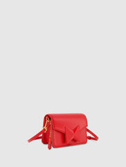 Crossbody Bags | Women Mac Duggal Mini Leather Tone On Tone Crossbody Bag - FINAL SALE Cherry