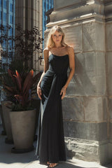Evening Gowns | Women Mac Duggal Strapless Sweetheart Jersey Dress With Waist Detail Black