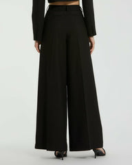 Pants | Women Mac Duggal The MACkenzie Wide Leg Trouser - FINAL SALE Black