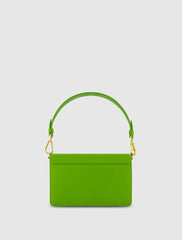 Shoulder Bags | Women Mac Duggal Mini Green Leather Shoulder Bag With Gold Hardware - FINAL SALE Pear