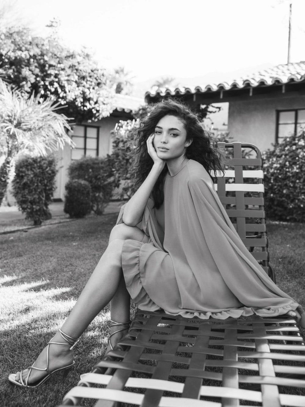 Best Sellers | Women Mac Duggal High Neck Ruffle Hem Cape Mini Dress Deep Green