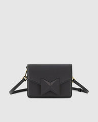 Crossbody Bags | Women Mac Duggal Mini Leather Tone On Tone Crossbody Bag - FINAL SALE Black