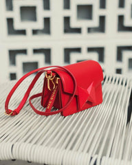 Crossbody Bags | Women Mac Duggal Mini Leather Tone On Tone Crossbody Bag - FINAL SALE Cherry
