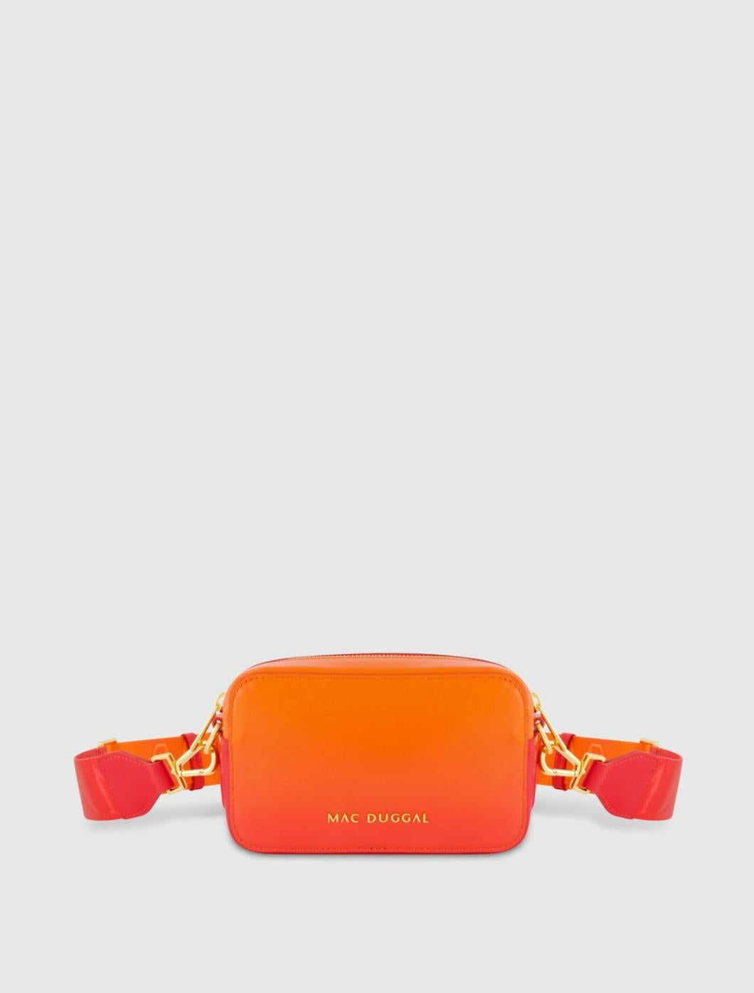 Crossbody Bags | Women Mac Duggal Ombre Small Leather Crossbody Camera Bag With Adjustable Strap - FINAL Sunset Ombre