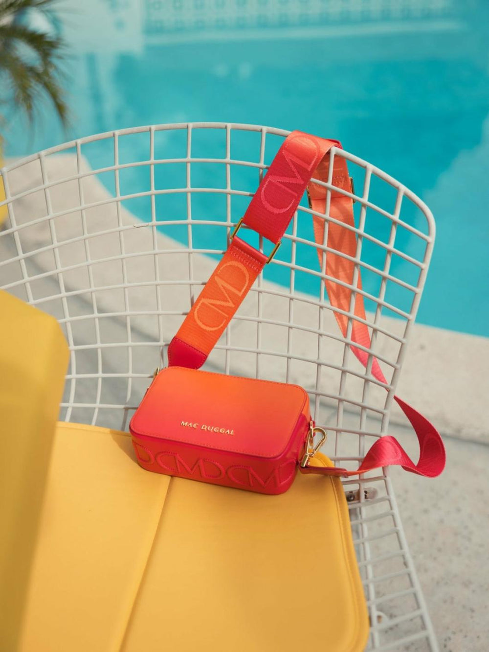 Crossbody Bags | Women Mac Duggal Ombre Small Leather Crossbody Camera Bag With Adjustable Strap - FINAL Sunset Ombre