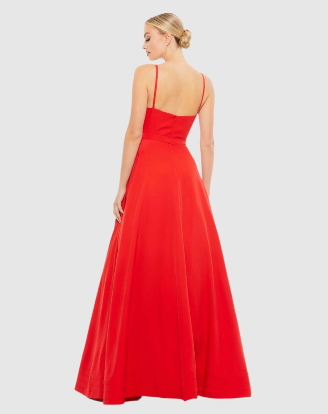 Evening Gowns | Women Mac Duggal Classic A-Line V-Neck Ballgown Blush
