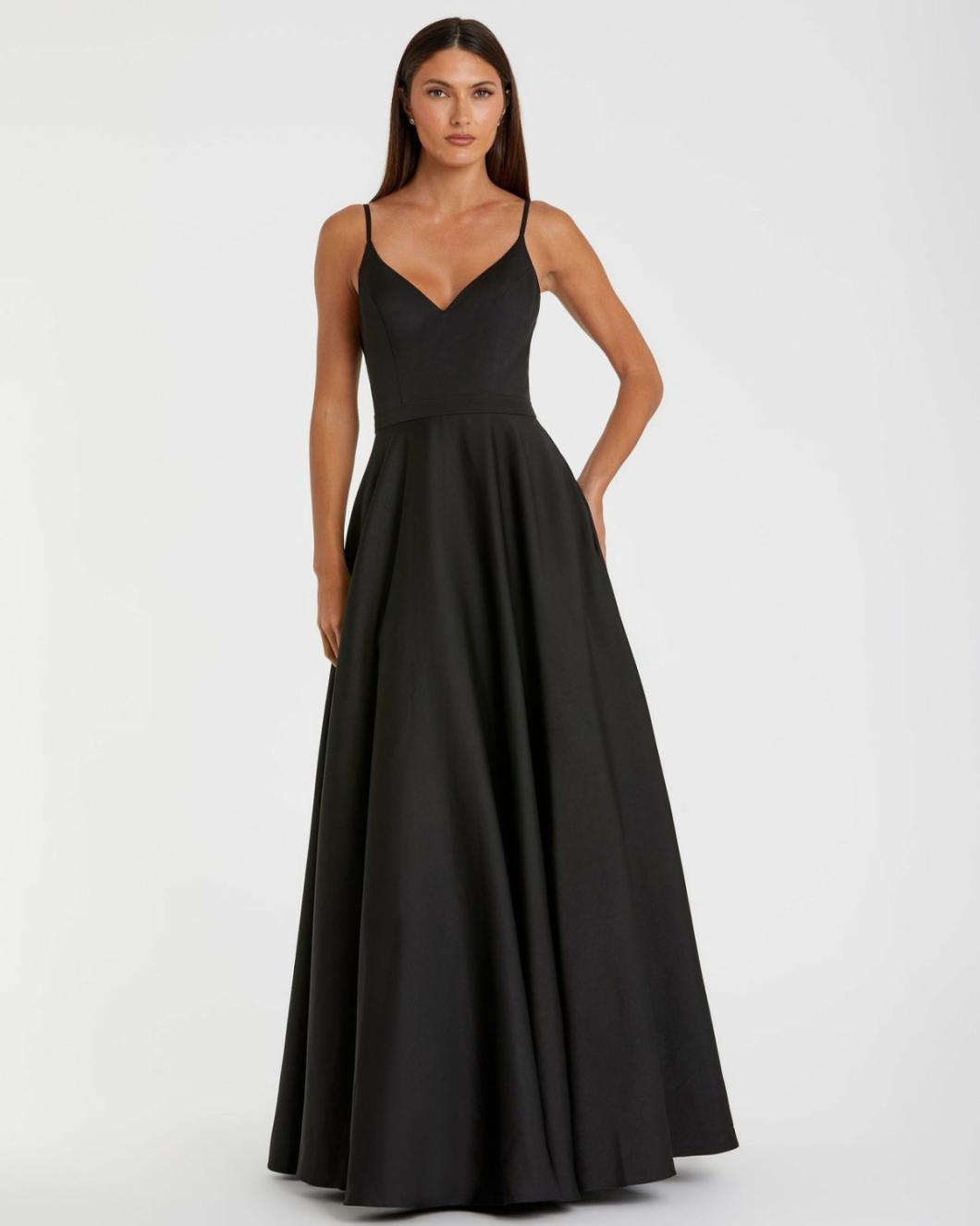 Evening Gowns | Women Mac Duggal Classic A-Line V-Neck Ballgown Blush