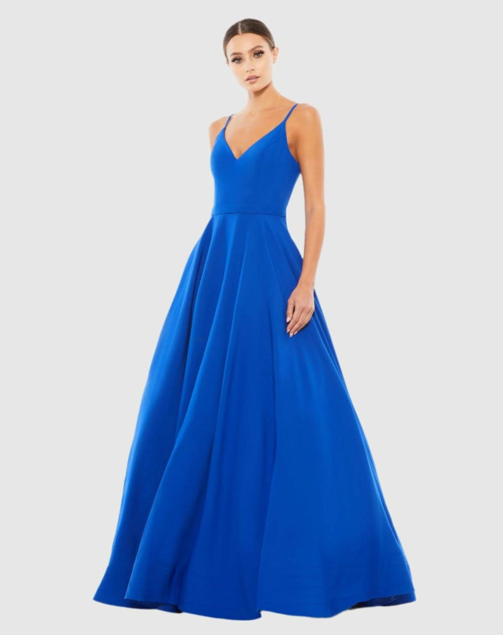 Evening Gowns | Women Mac Duggal Classic A-Line V-Neck Ballgown Blush
