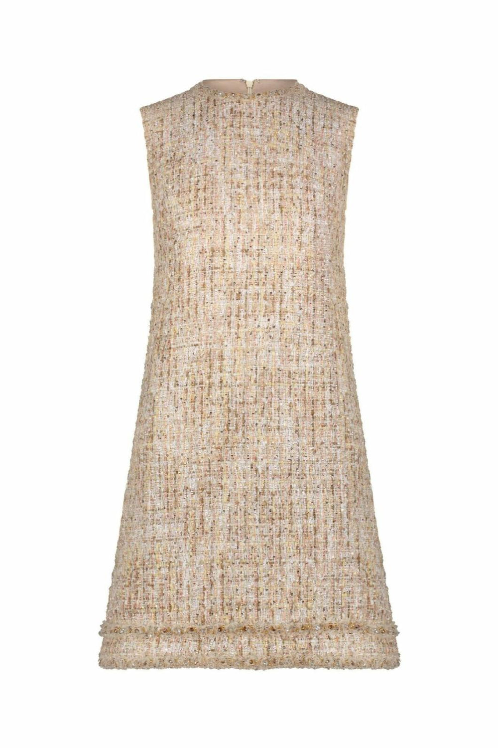Every Day Dresses | Women Mac Duggal Beaded Trim A-Line Mini Shift Dress Blush