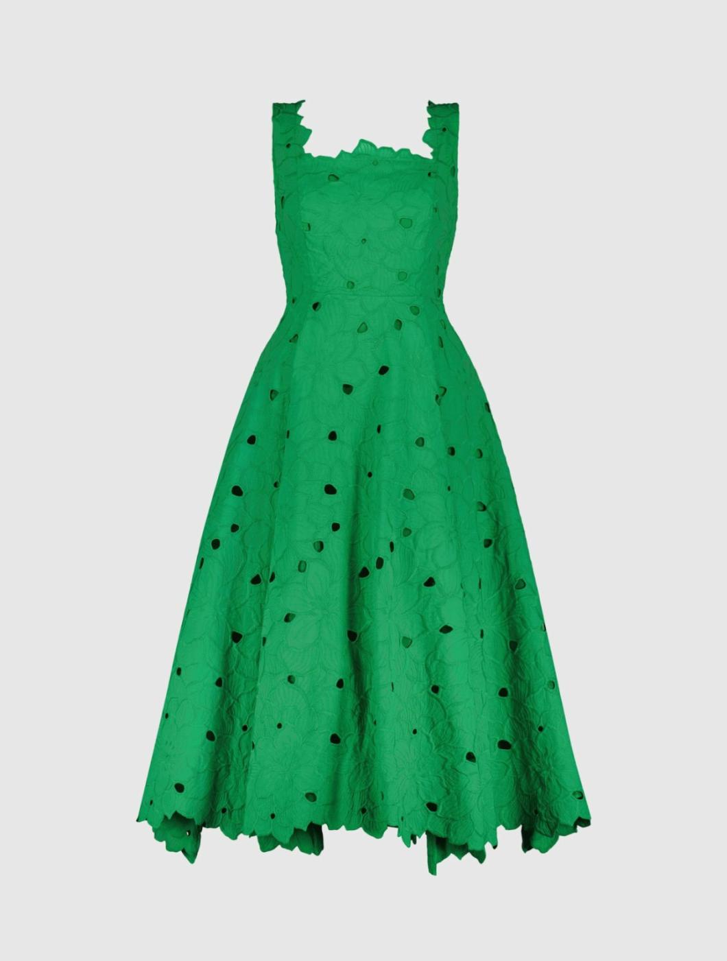 Every Day Dresses | Women Mac Duggal Embroidered Floral A Line Midi Dress Spring Green