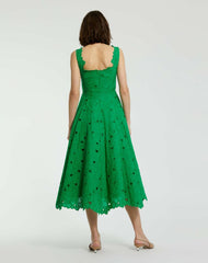 Every Day Dresses | Women Mac Duggal Embroidered Floral A Line Midi Dress Spring Green