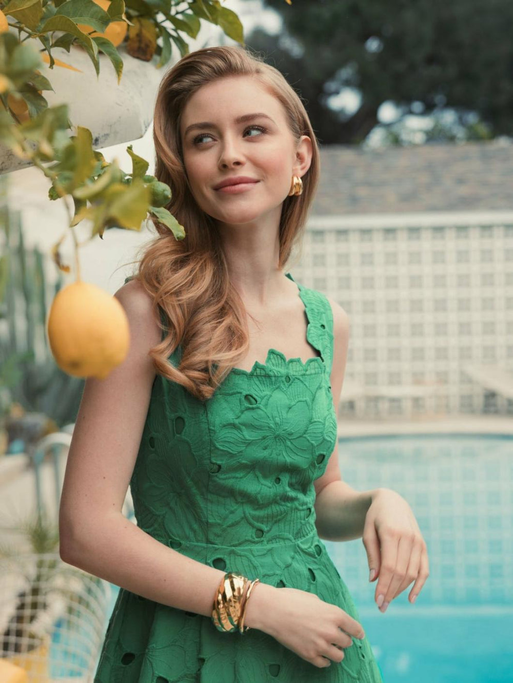 Every Day Dresses | Women Mac Duggal Embroidered Floral A Line Midi Dress Spring Green