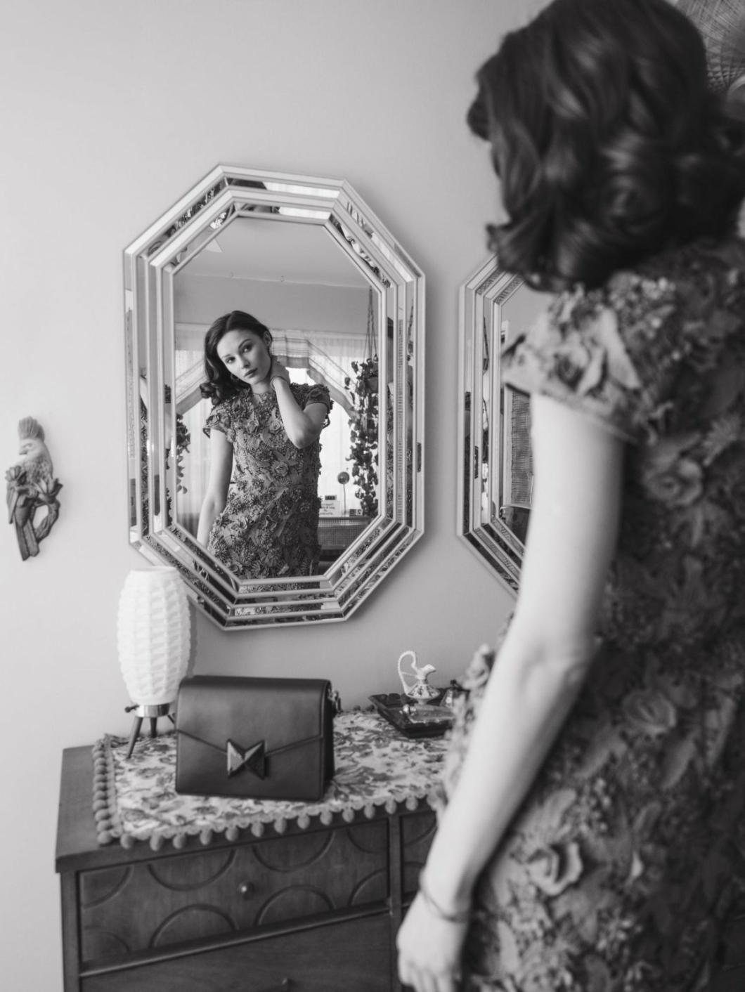 Every Day Dresses | Women Mac Duggal Floral Lace Fitted Short Sleeve Midi Dress Spring Green