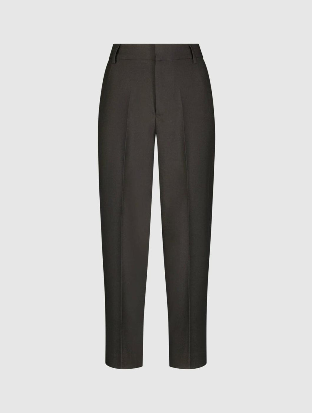 Pants | Women Mac Duggal Black Classic Crepe Fitted Capri Trouser - FINAL SALE Black