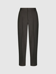 Pants | Women Mac Duggal Black Classic Crepe Fitted Capri Trouser - FINAL SALE Black