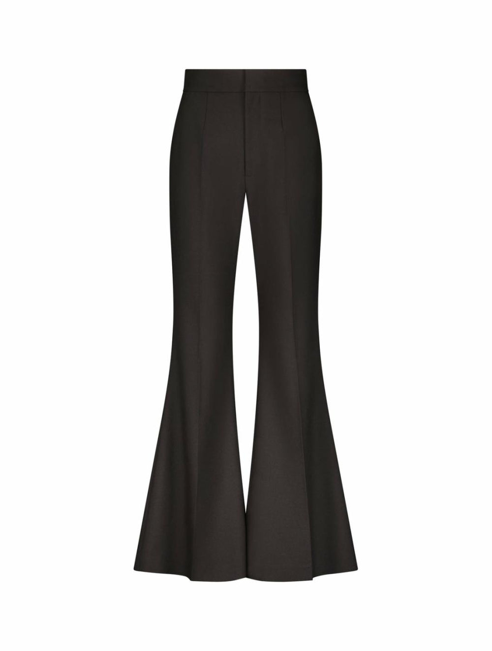 Pants | Women Mac Duggal Black Classic Crepe Flared Trouser Pant - FINAL SALE Black