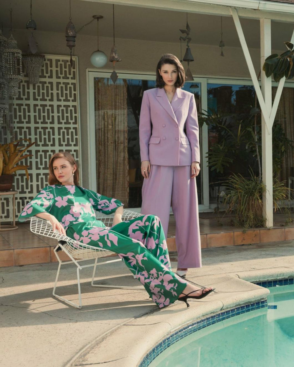 Pants | Women Mac Duggal The MACkenzie Wide Leg Trouser - FINAL SALE Orchid