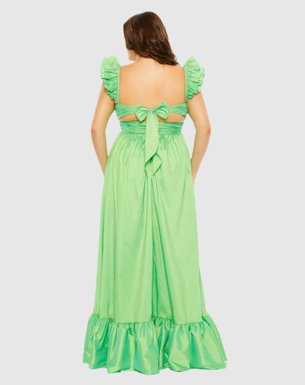 Plus Size Dresses | Women Mac Duggal Ruffle Strap High Low Gown (Plus) Watermelon