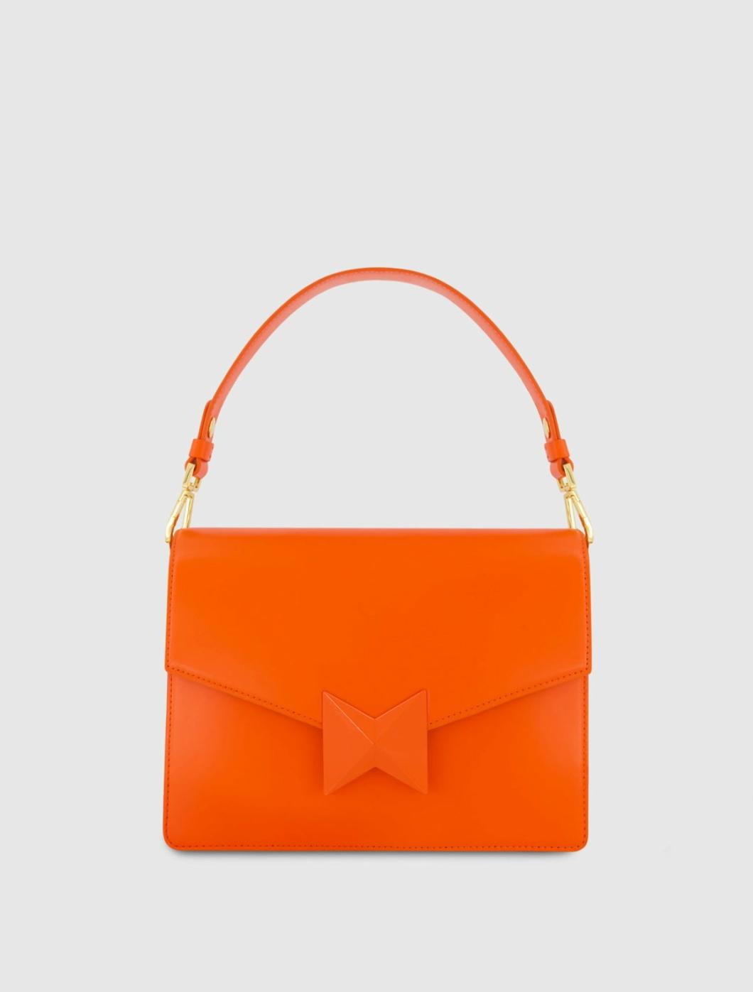 Shoulder Bags | Women Mac Duggal Classic Sunset Leather Medium Shoulder Bag With Detachable Strap Sunset