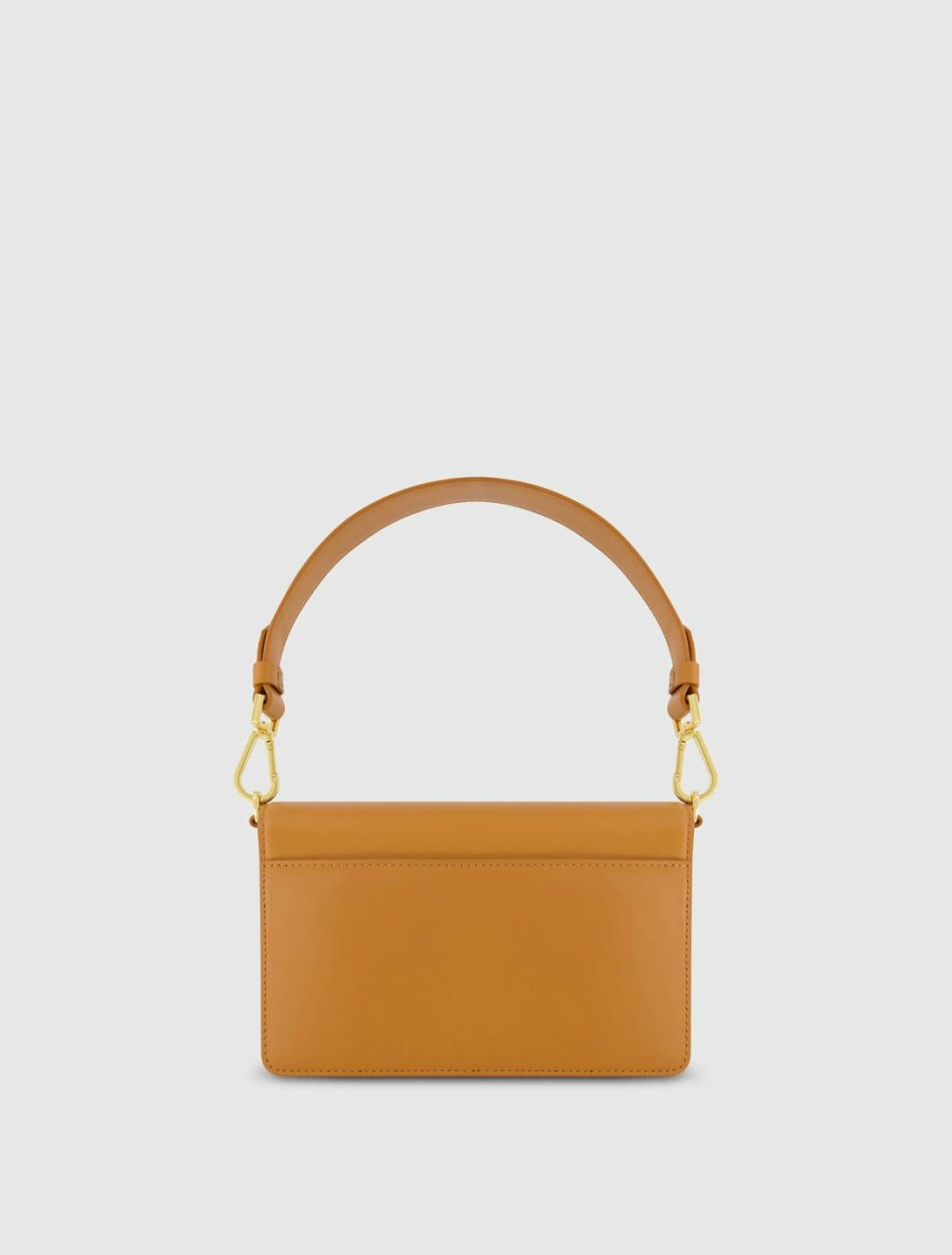 Shoulder Bags | Women Mac Duggal Mini Leather Shoulder Handbag With Gold Hardware - FINAL SALE Toffee