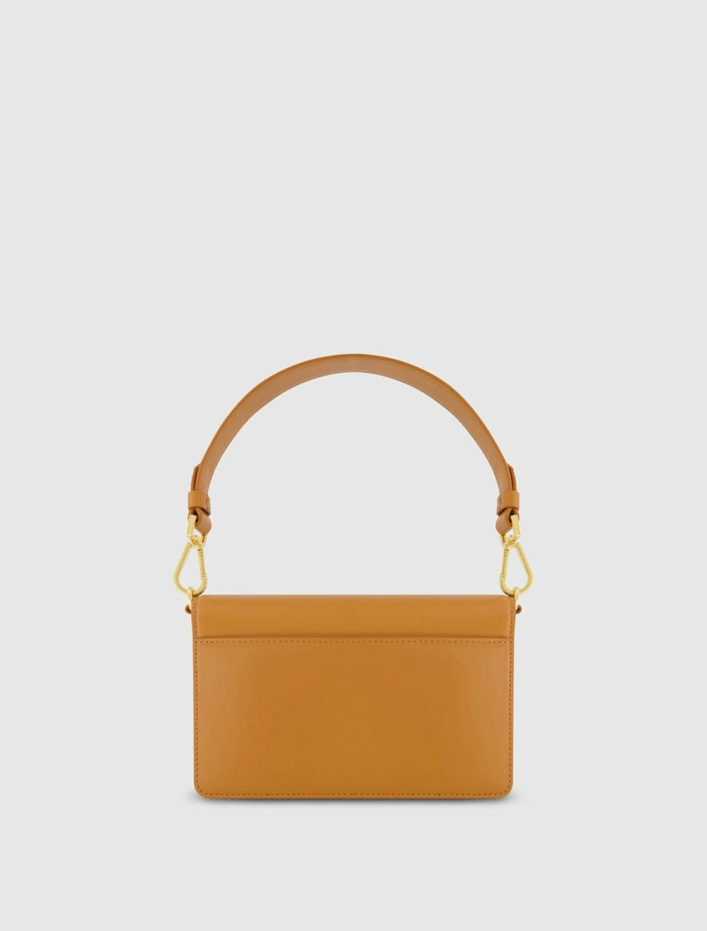 Shoulder Bags | Women Mac Duggal Mini Leather Shoulder Handbag With Gold Hardware - FINAL SALE Toffee