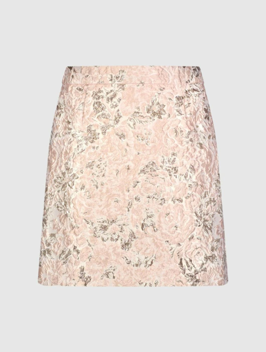 Skirts | Women Mac Duggal Brocade Mini Skirt Blush Multi