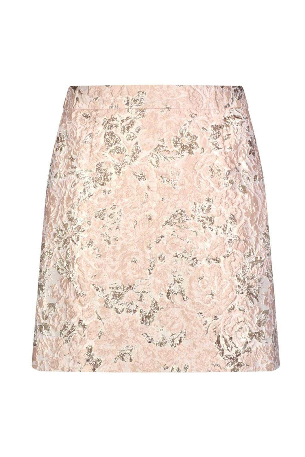 Skirts | Women Mac Duggal Brocade Mini Skirt Blush Multi