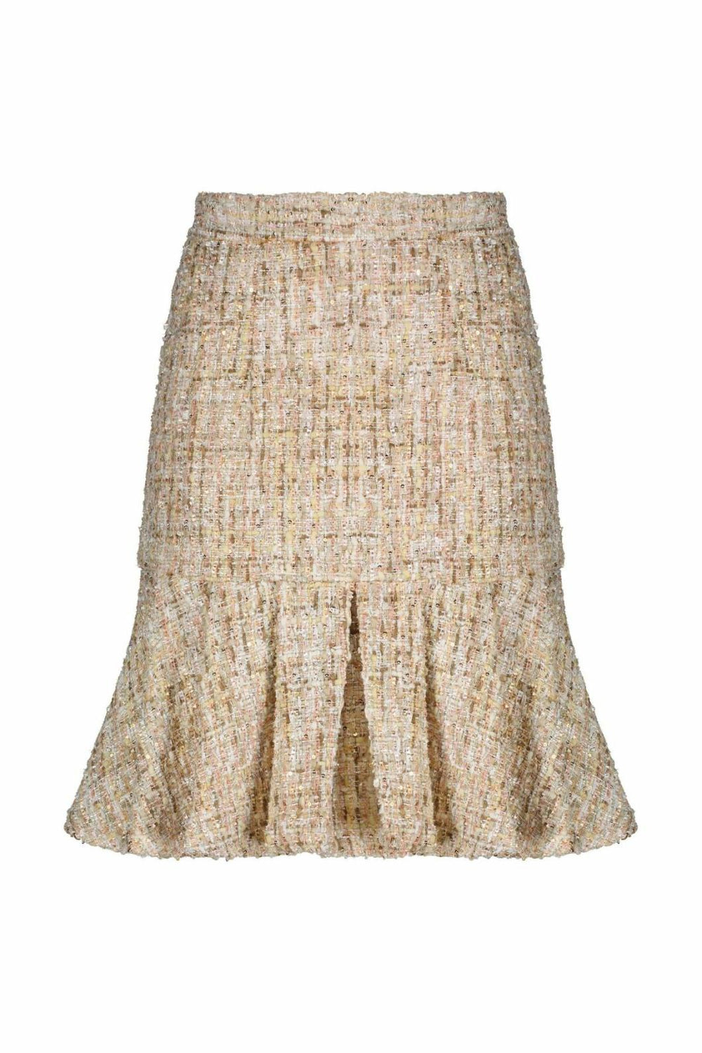 Skirts | Women Mac Duggal High Waist Box Pleat Boucle Mini Skirt Blush