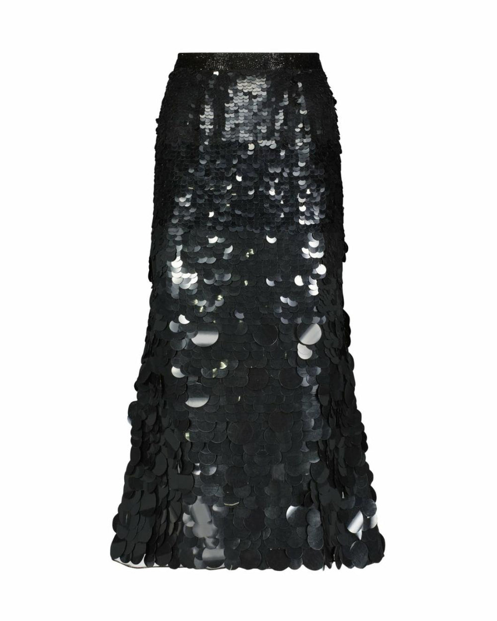 Skirts | Women Mac Duggal Paillette Sequin Midi Skirt Black