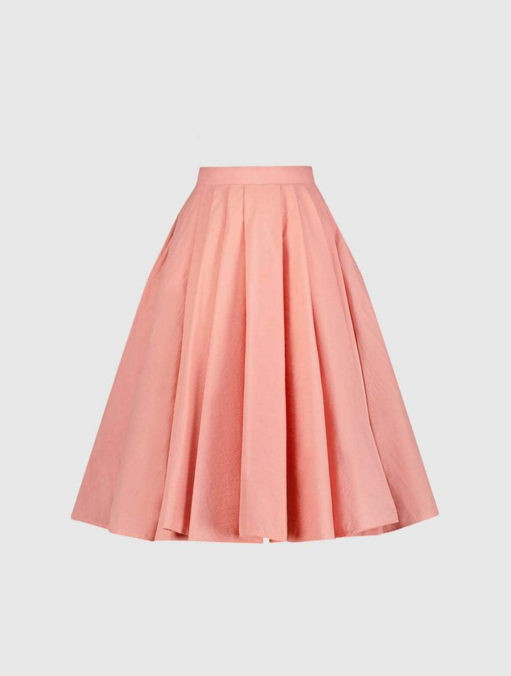 Skirts | Women Mac Duggal The Bubbly Faille High Waisted Midi Full Circle Skirt - FINAL SALE Hibiscus